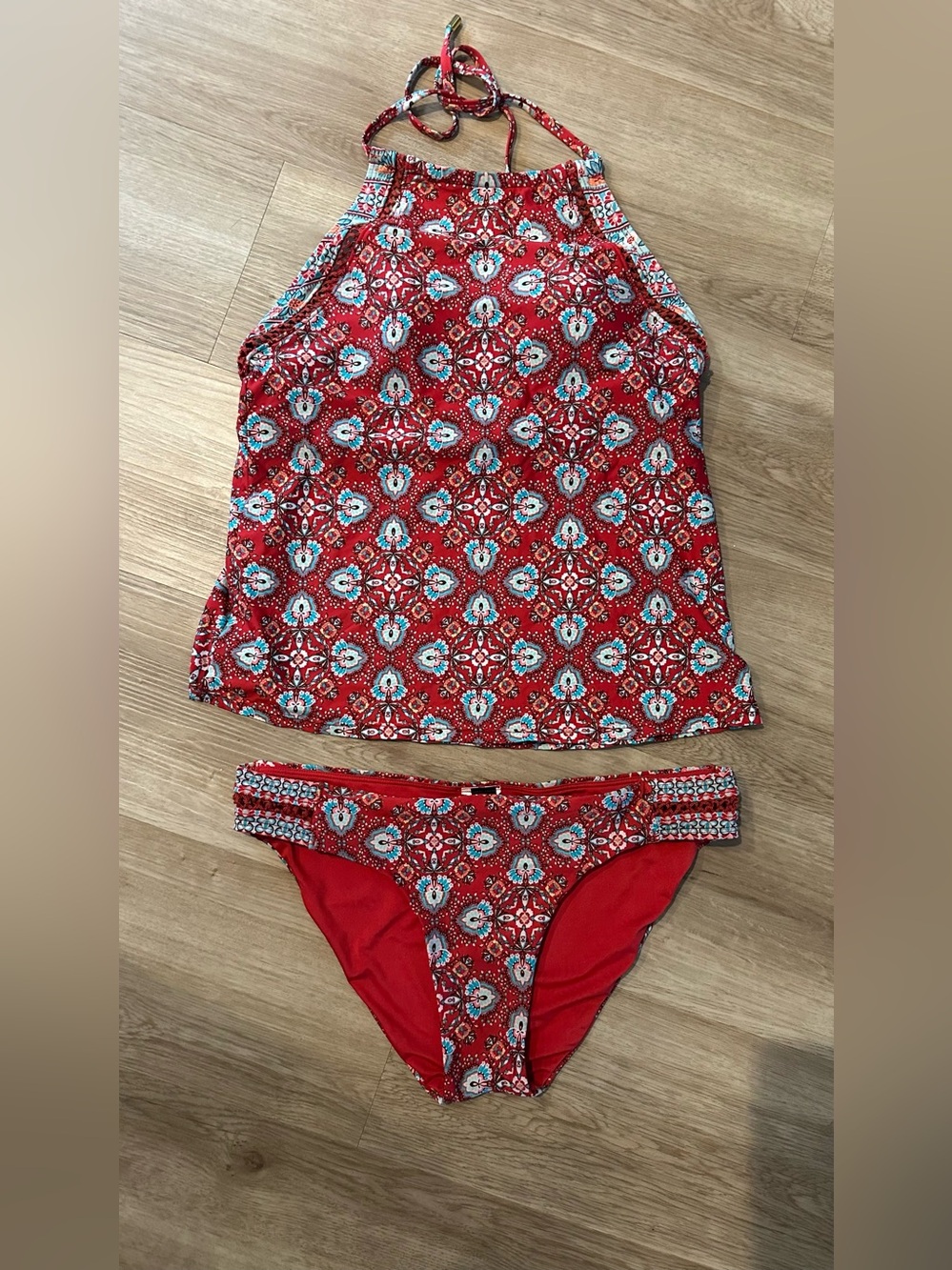 Laundry Shelli Segal tankini swimsuit M